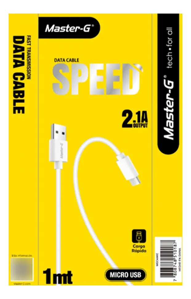 Cable De Carga Rápida Usb A Micro Usb Mgcamic Master-g Color