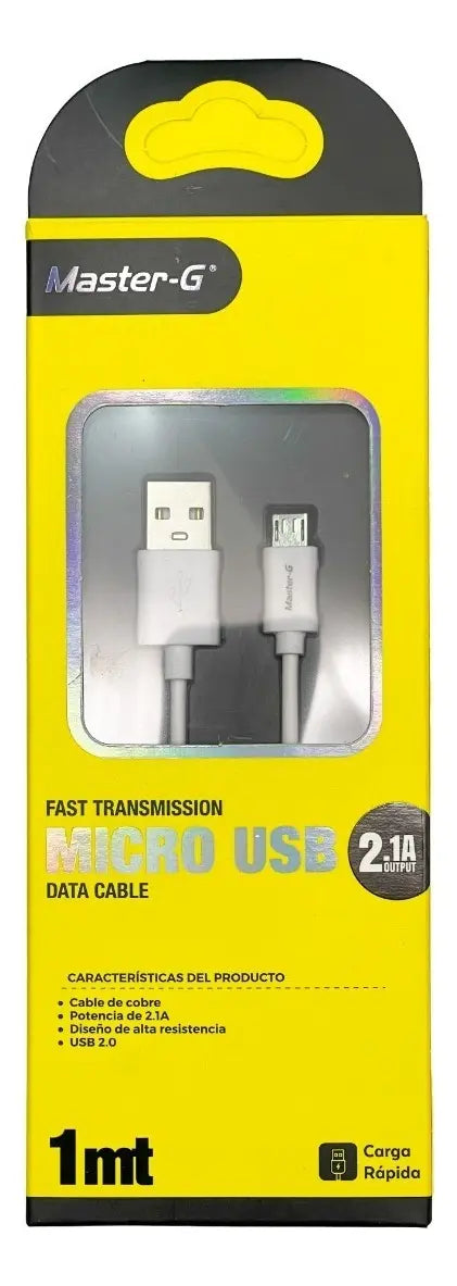 Cable De Carga Rápida Usb A Micro Usb Mgcamic Master-g Color