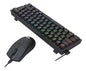Kit De Teclado Y Mouse Redragon S143 K617rgb Sp + M724 Negro