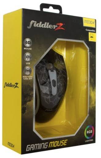 Mouse Fiddler MO304 Negro
