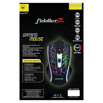 Mouse Fiddler MO304 Negro