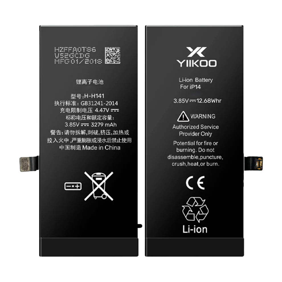 Batería iPhone 14 YIIKOO 3279mAh